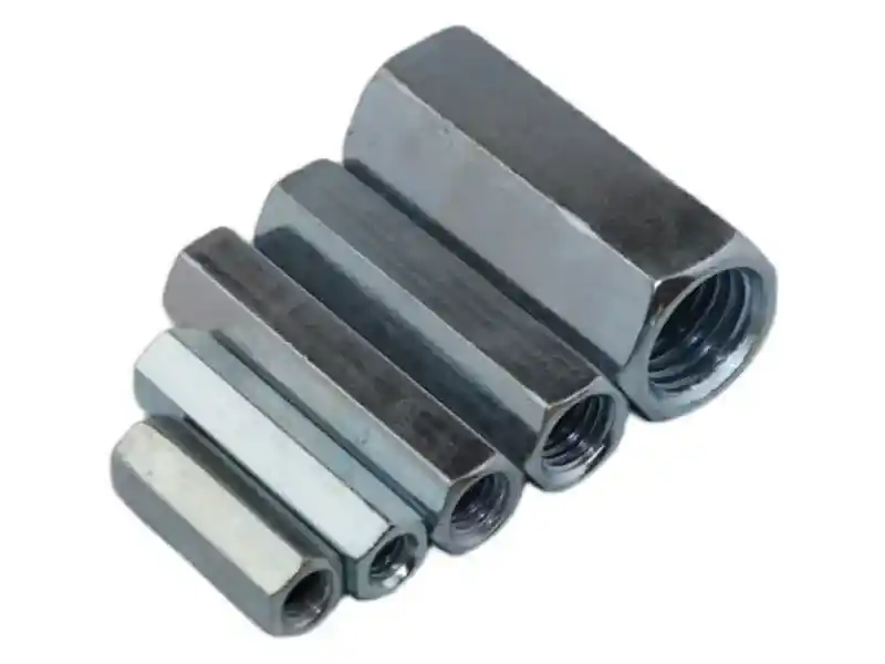 Hex Threaded Coupling Nut for Fastener Connection